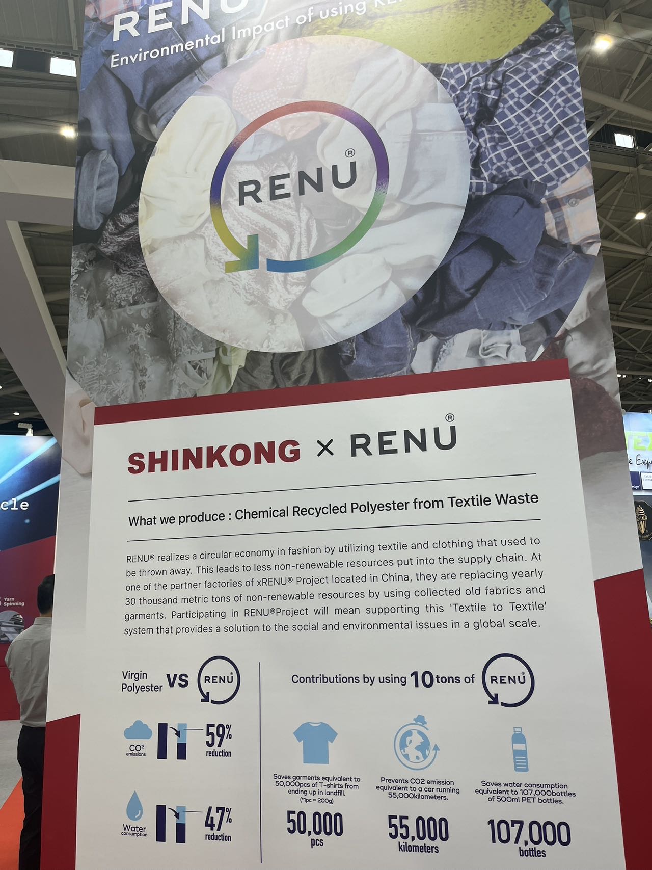 台湾でのRENUフィラメントの紡糸スタート